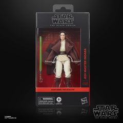 STAR WARS The Black Series Indara back view showing deco and cape