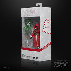 STAR WARS The Black Series Jawa Holiday Edition deco detail on cloak and colors