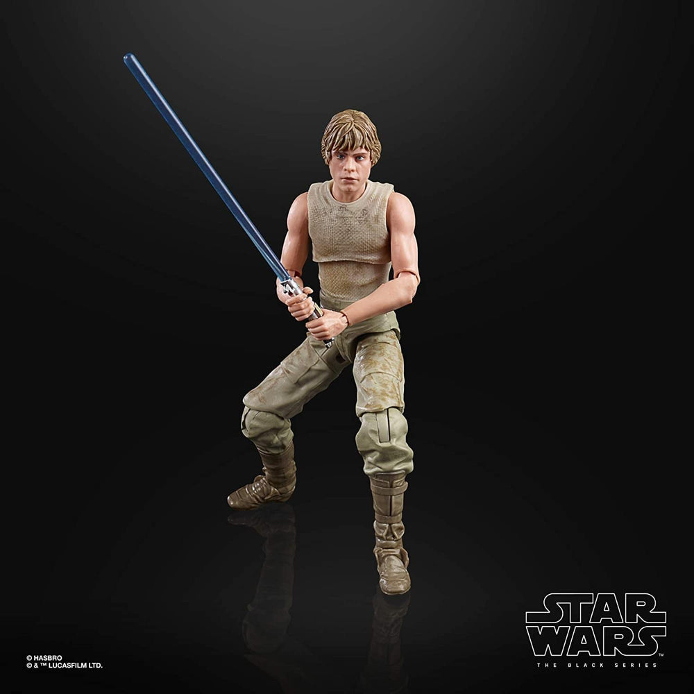 STAR WARS The Black Series Luke Skywalker Dagobah accessories enhance display and storytelling.