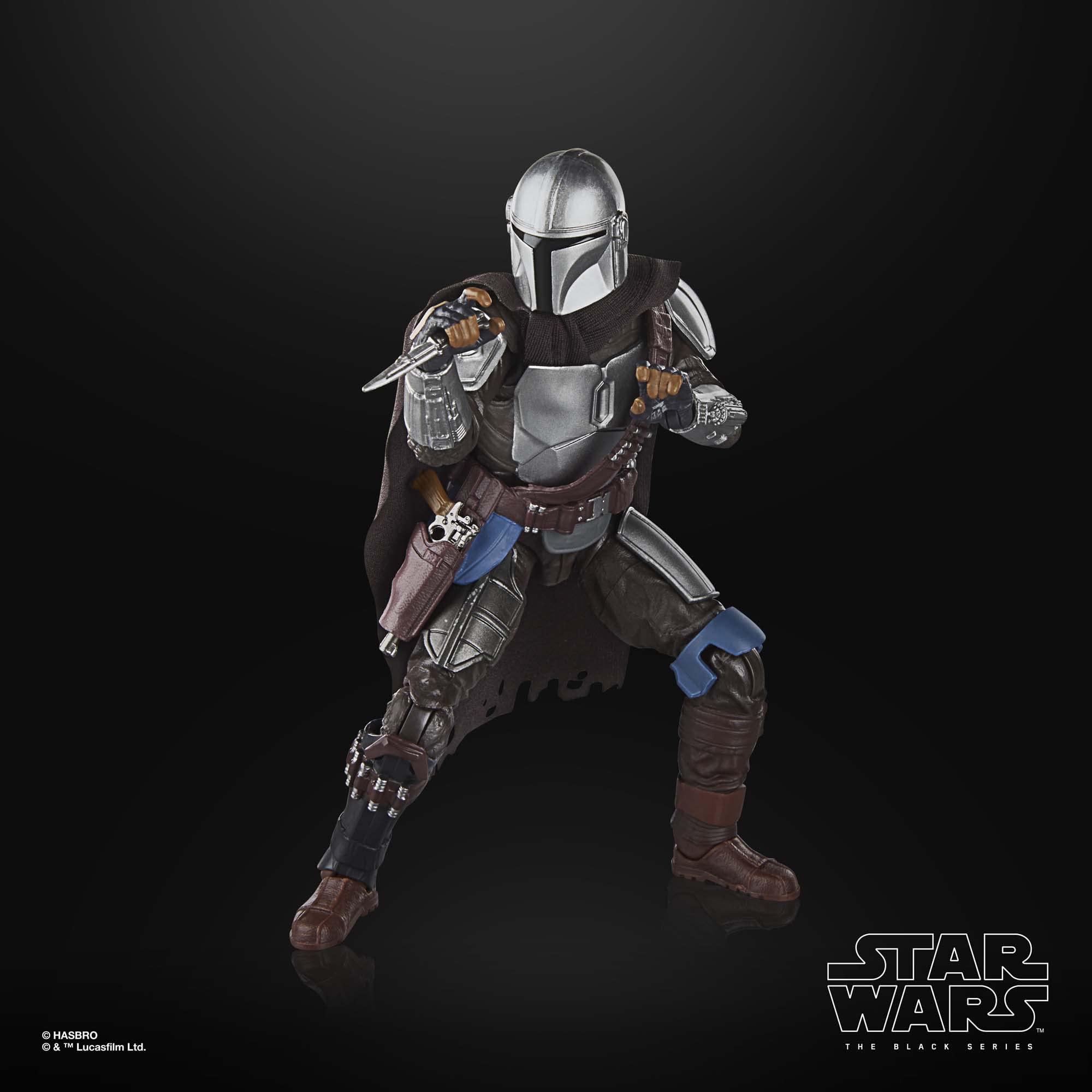 STAR WARS The Black Series Mandalorian Glavis Ringworld poseability demo boosts shelf presence