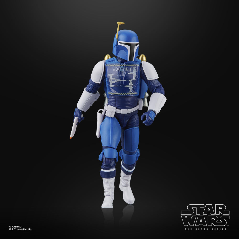 STAR WARS Mandalorian Scout Holiday Edition packaging enhances shelf presence.
