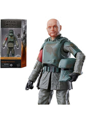 STAR WARS The Black Series Migs Mayfeld Morak figure for display.
