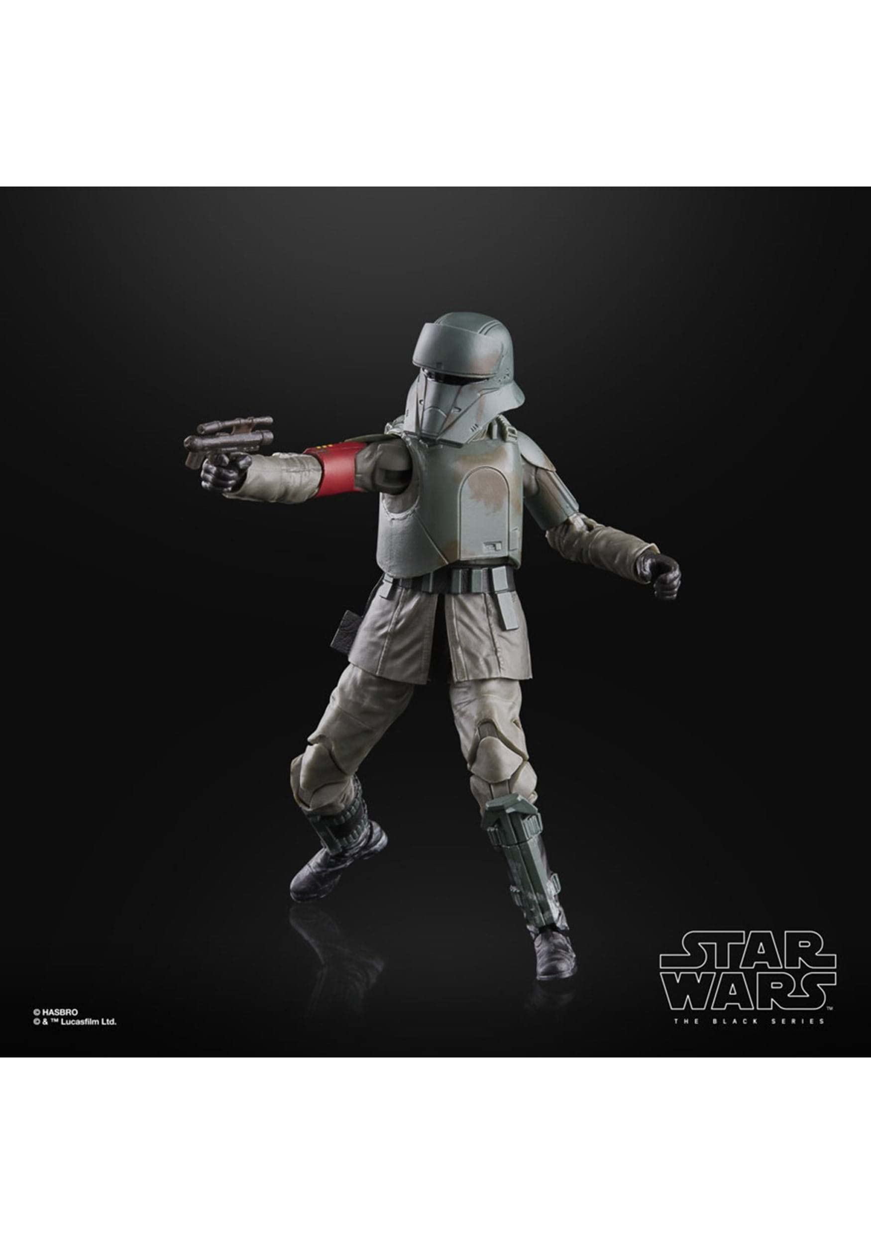 STAR WARS The Black Series Migs Mayfeld Morak poseable arms and legs.