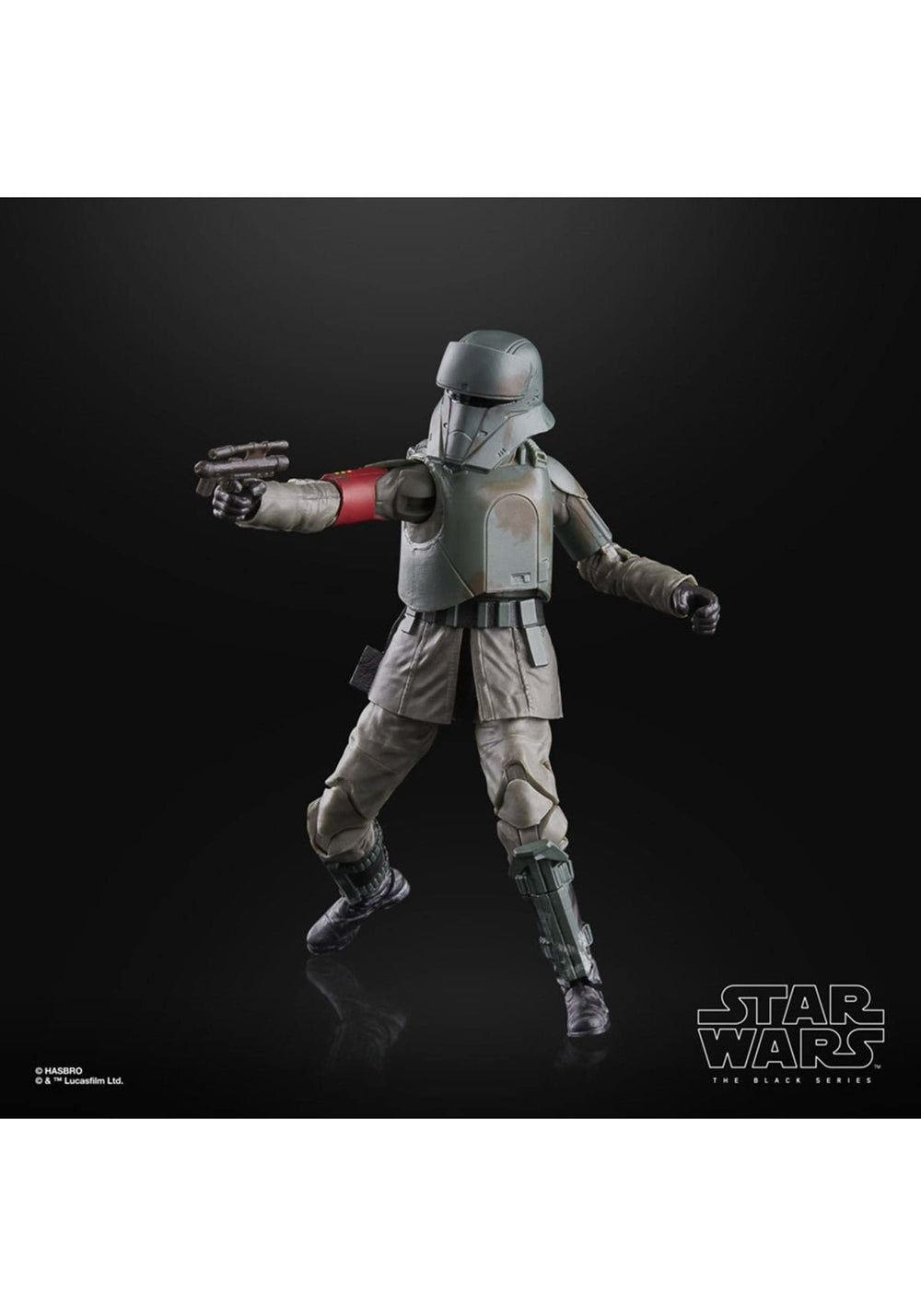 STAR WARS The Black Series Migs Mayfeld Morak poseable arms and legs.