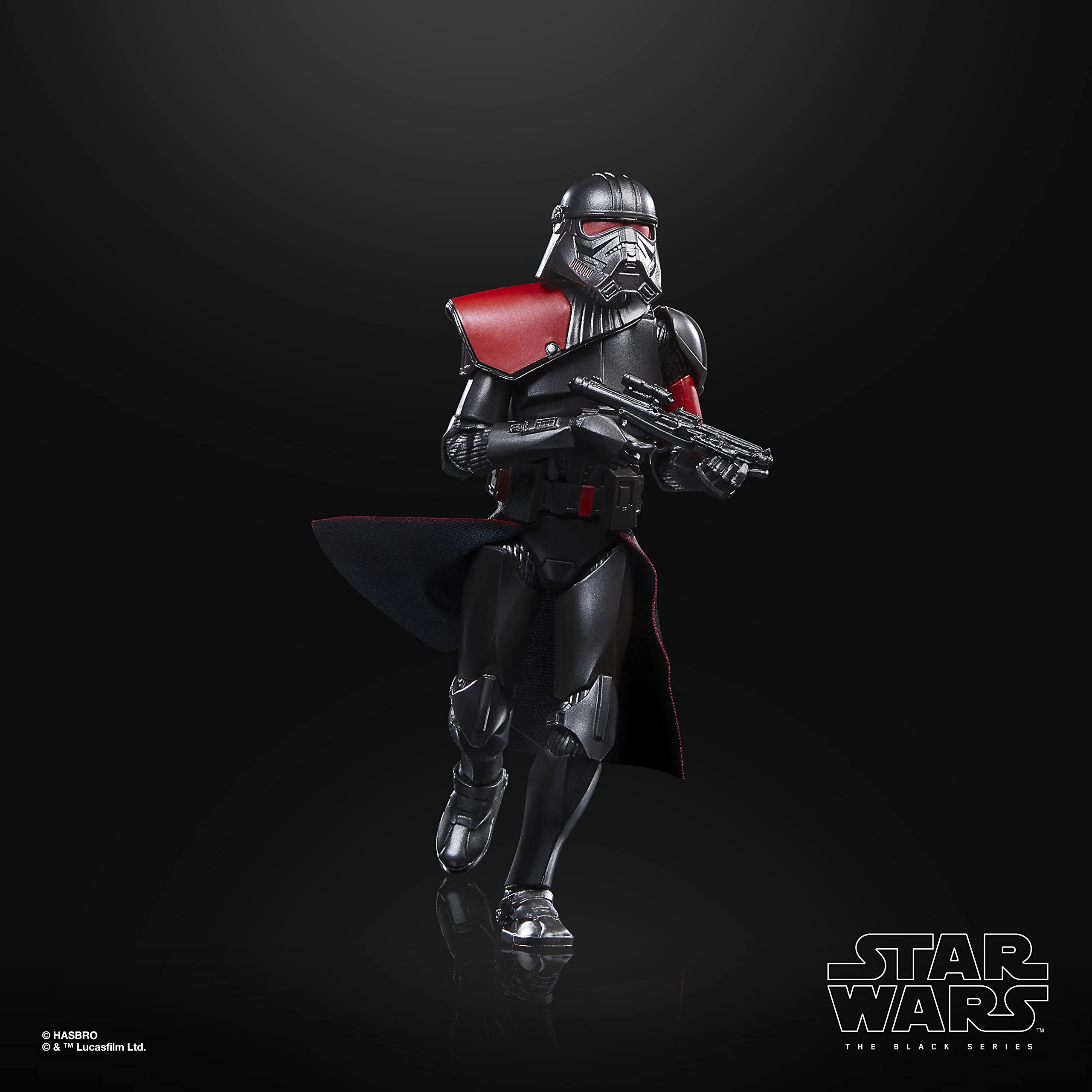 STAR WARS The Black Series Ned-B carbonized finish adds premium metallic look.