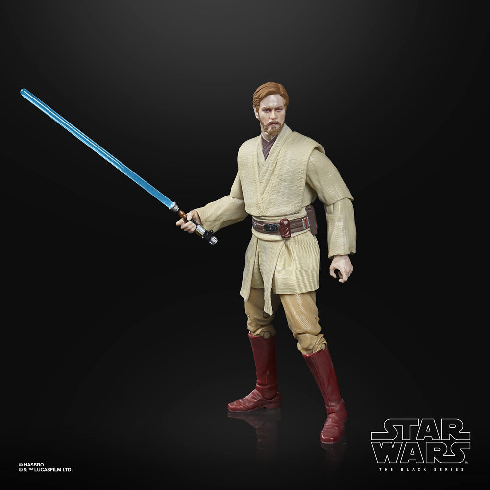 STAR WARS Obi-Wan Kenobi archive figure in articulated poses for dynamic display.