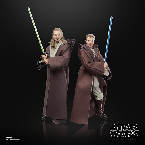 Star Wars The Black Series Obi-Wan Kenobi figure, movie-accurate design for collection.