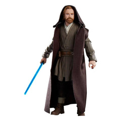 STAR WARS The Black Series Obi-Wan Kenobi (Jabiim) figure back view showing articulation