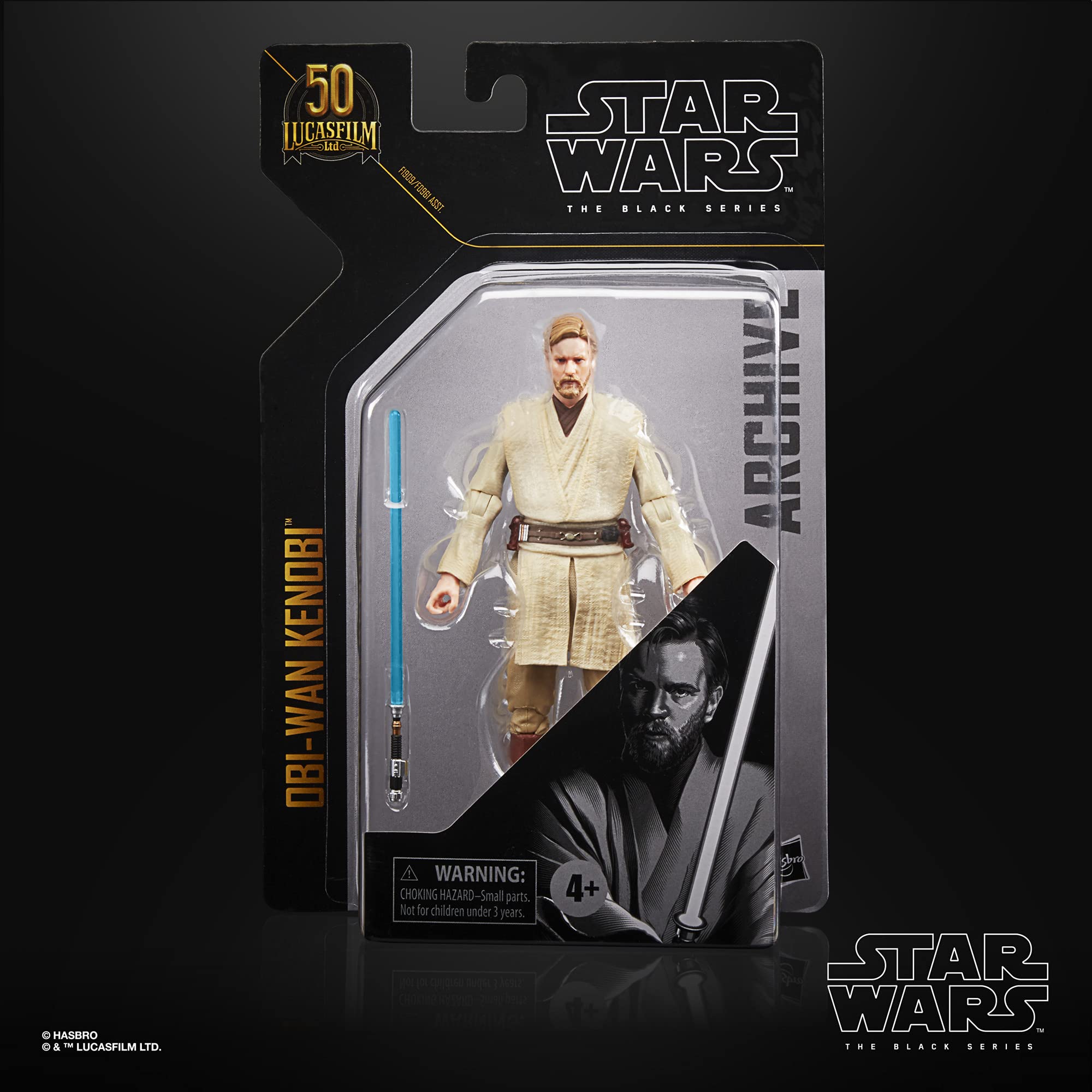 STAR WARS Obi-Wan Kenobi archive figure premium deco details for fans.
