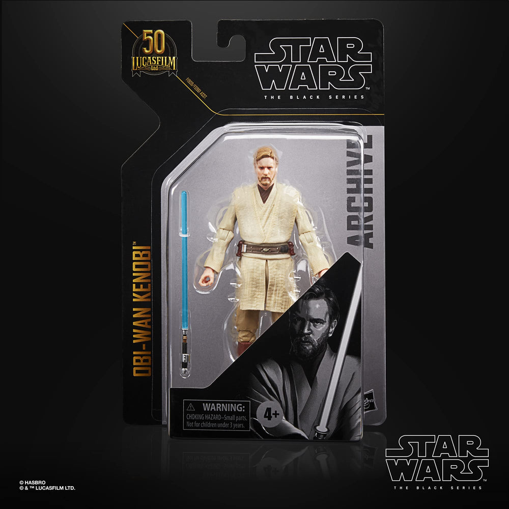 STAR WARS Obi-Wan Kenobi archive figure premium deco details for fans.
