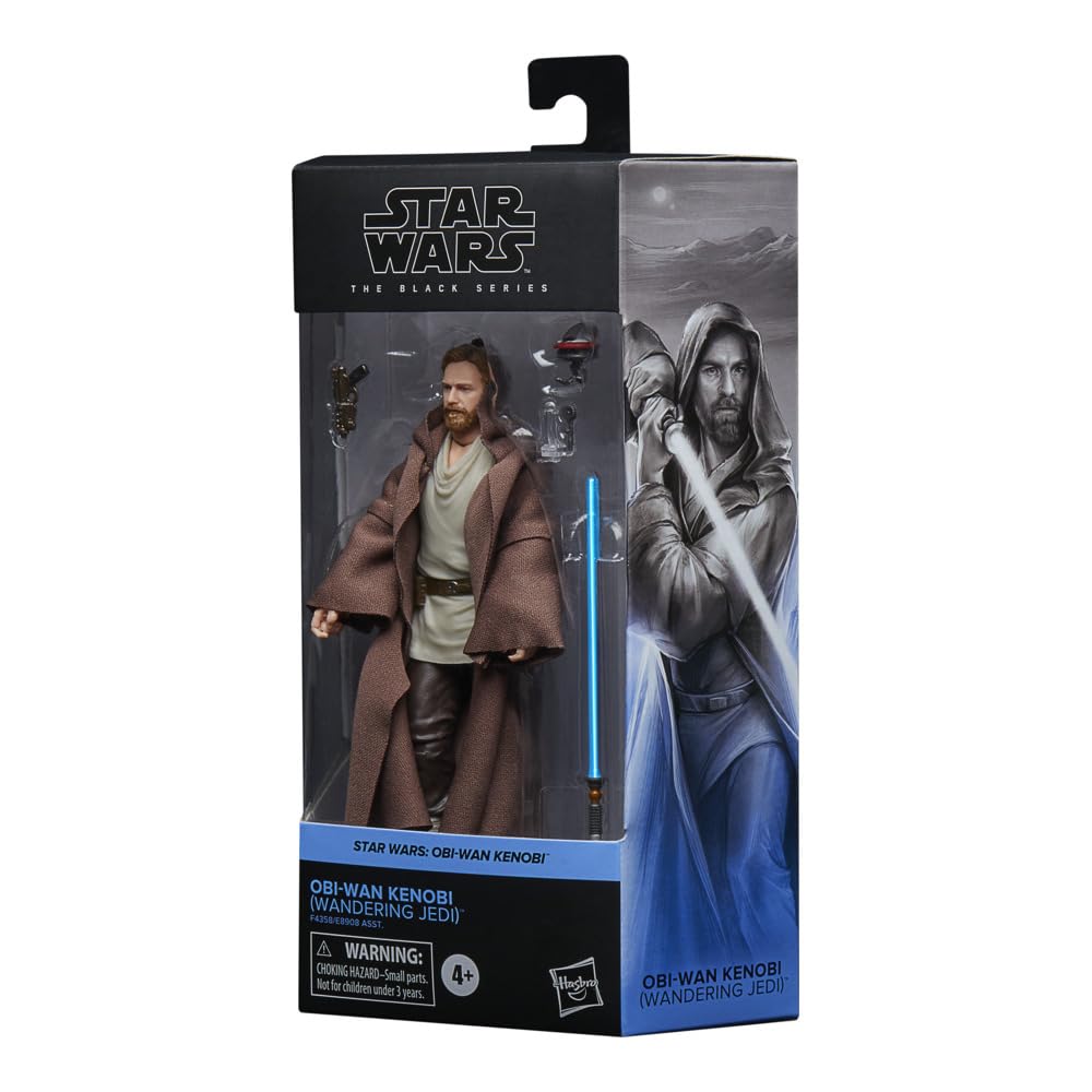 STAR WARS Black Series Obi-Wan Kenobi Wandering Jedi display-ready figure for collection