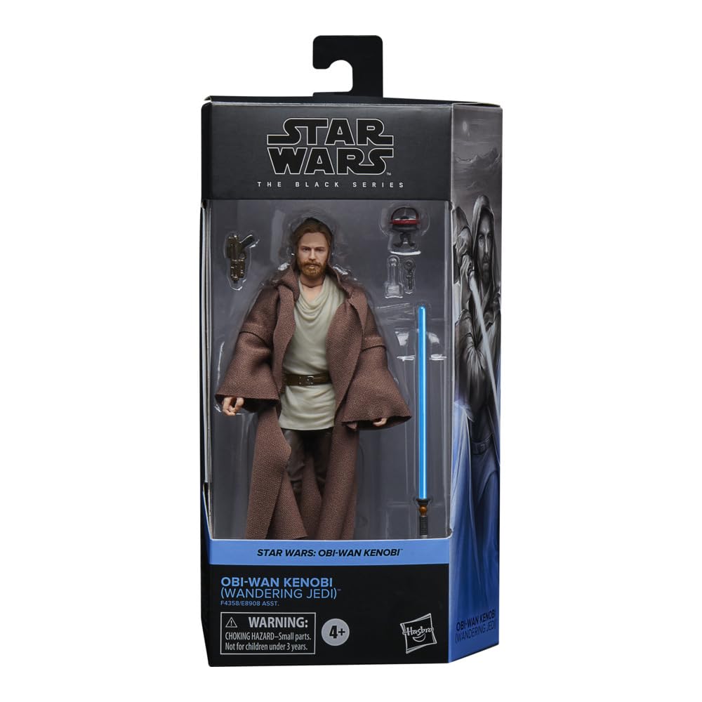 STAR WARS Black Series Obi-Wan Kenobi Wandering Jedi packaging design for display and gifting