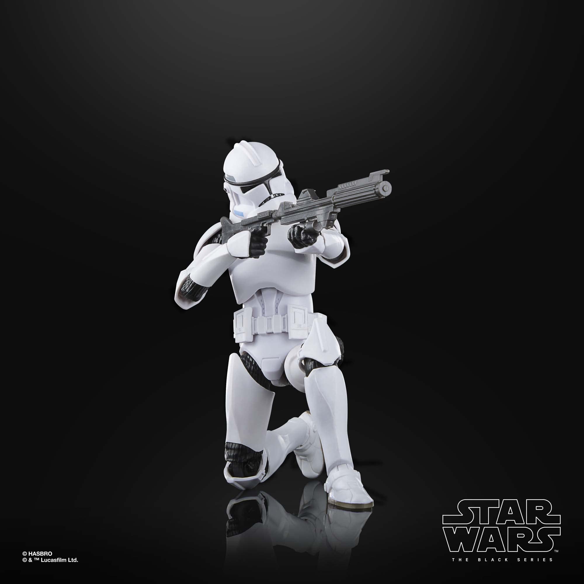 STAR WARS Black Series Phase II armor detail enhances accuracy and display.