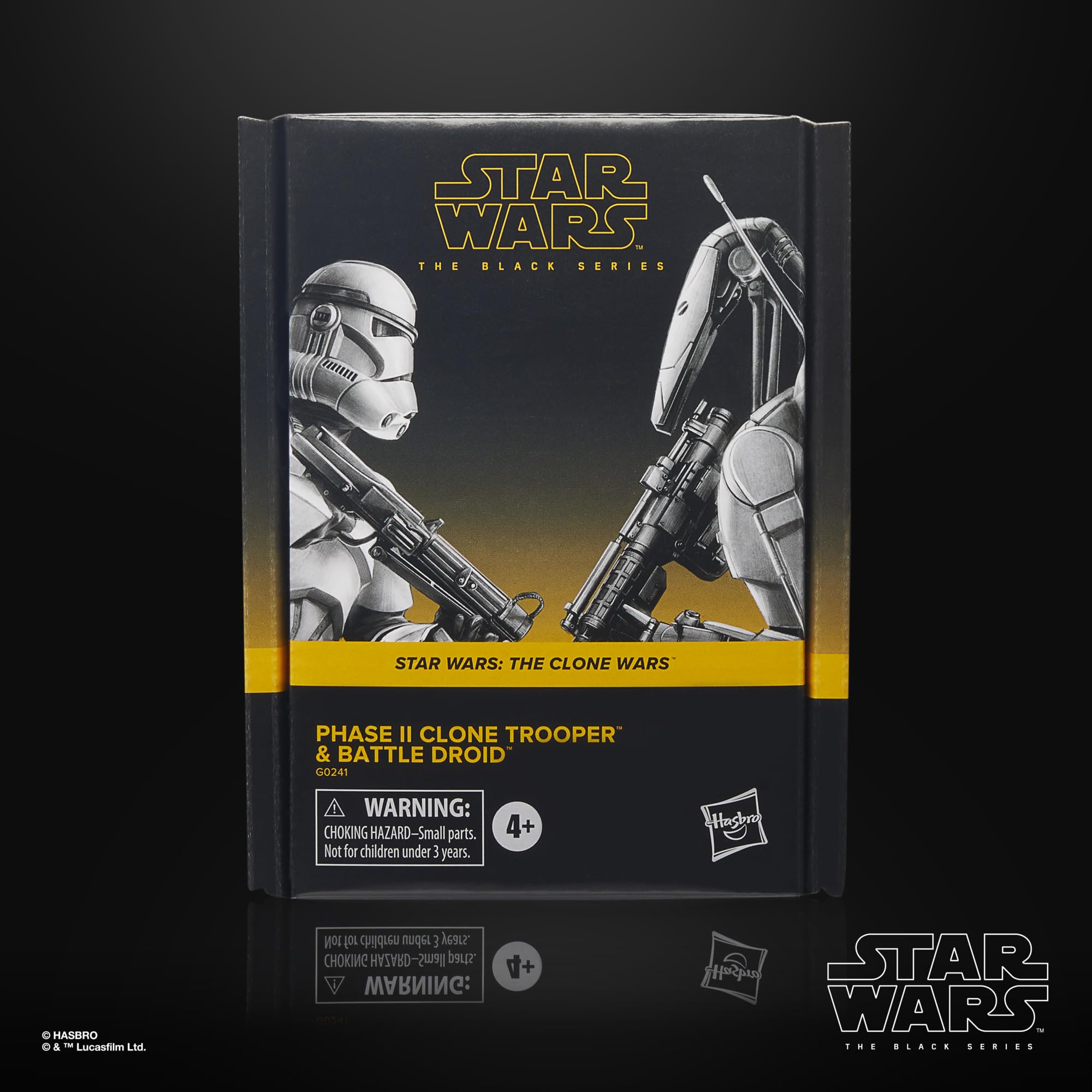 Clone trooper with removable helmet showing premium deco.