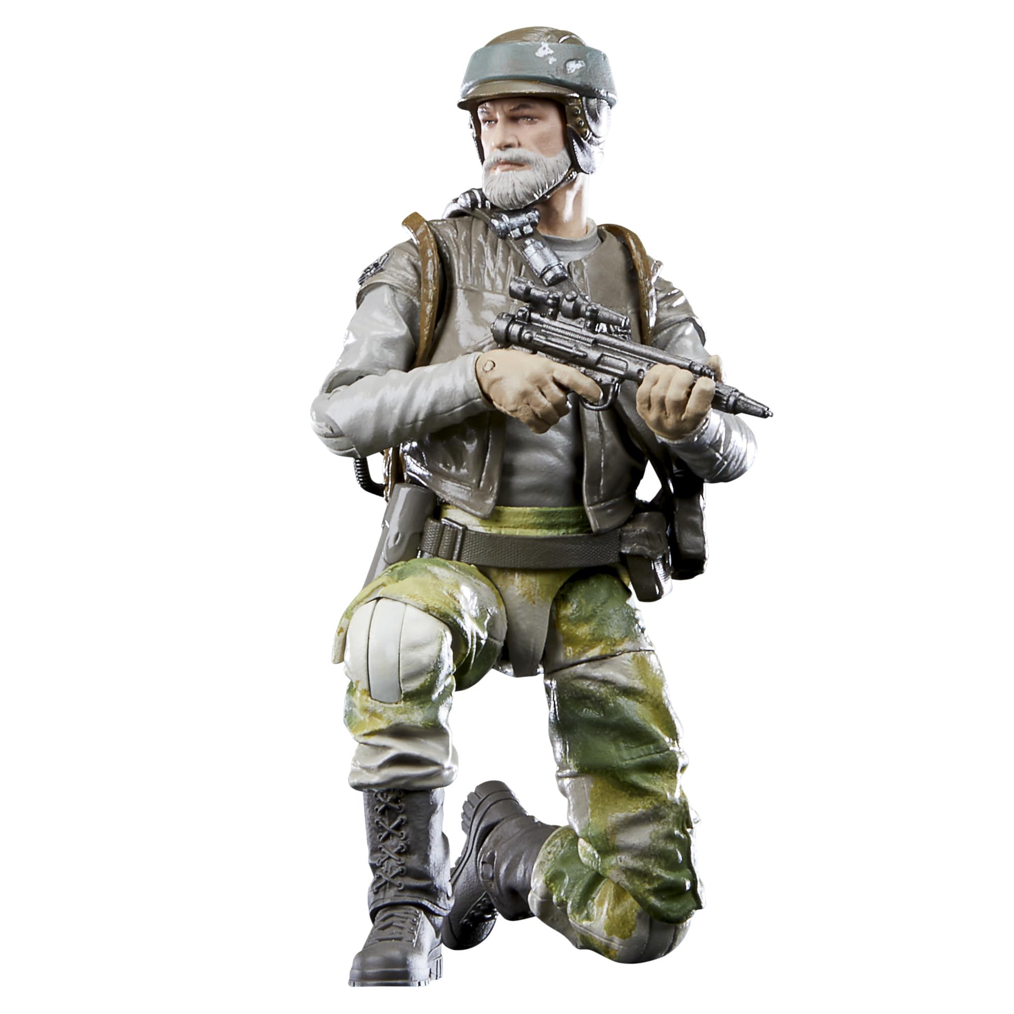 STAR WARS The Black Series Rebel Trooper Endor front view, perfect for display and collection.