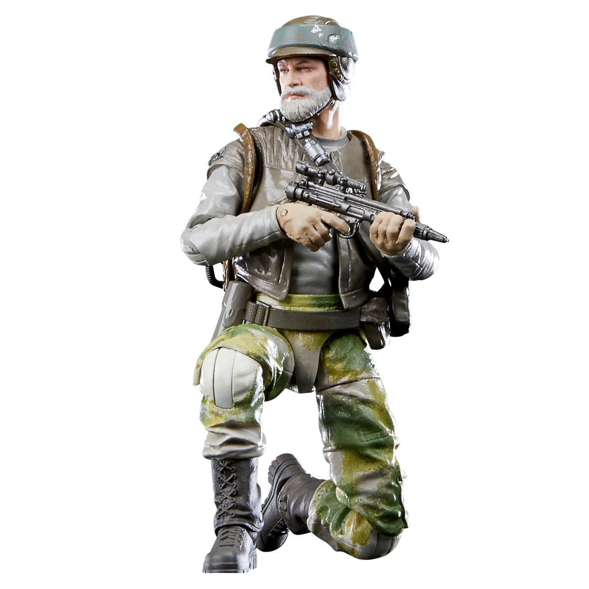 STAR WARS The Black Series Rebel Trooper Endor front view, perfect for display and collection.