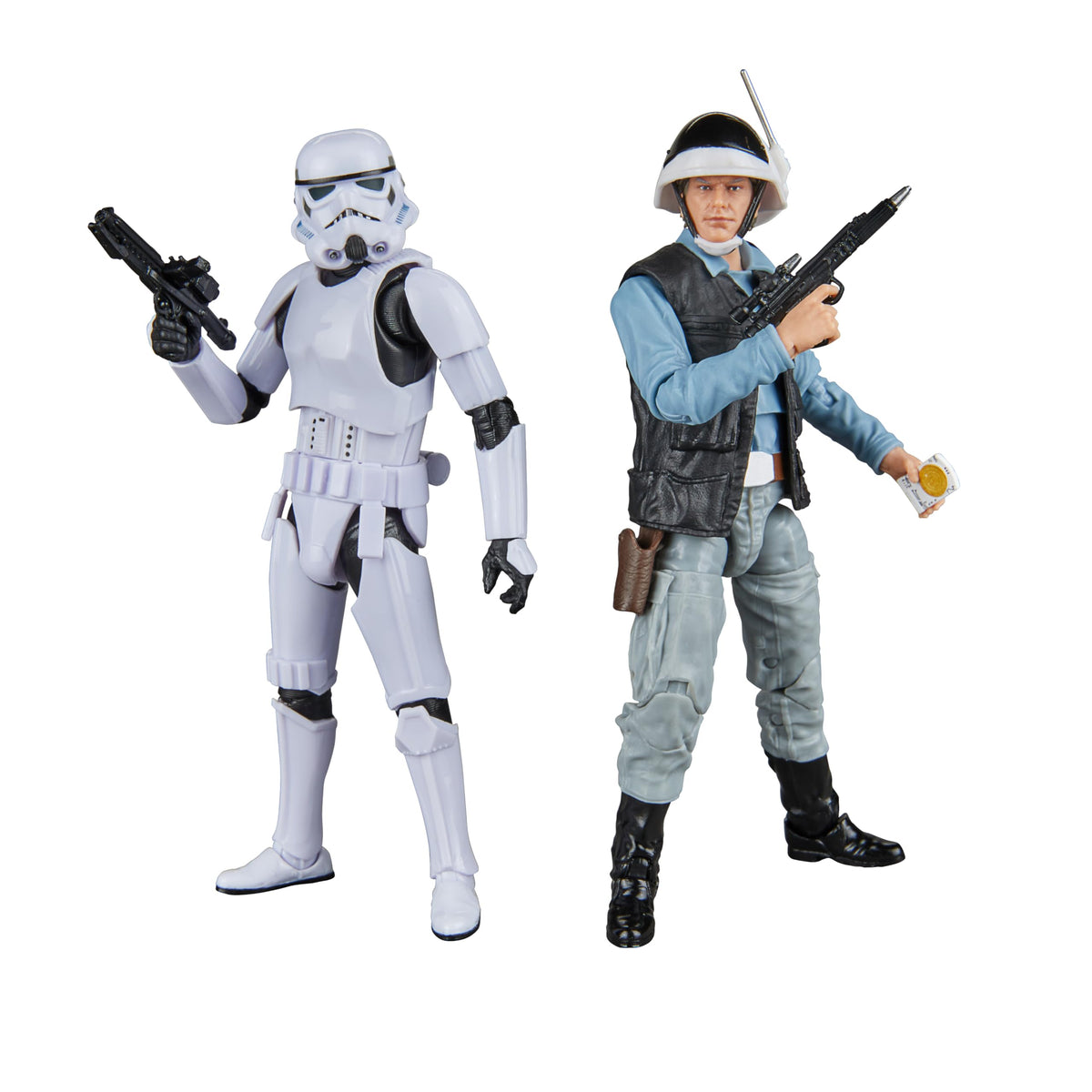 Star Wars Black Series Rebel Trooper front view for display-ready pose