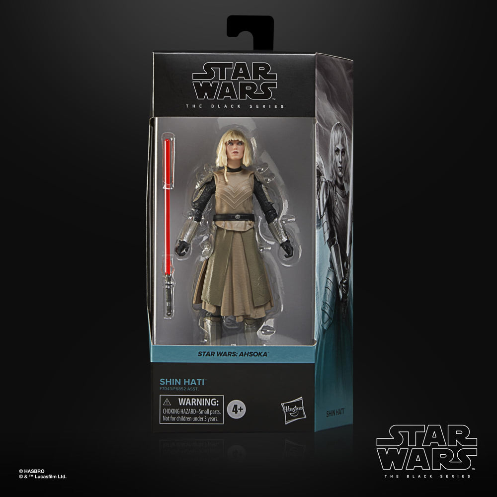 STAR WARS The Black Series Shin Hati articulation detail enables dynamic pose options.