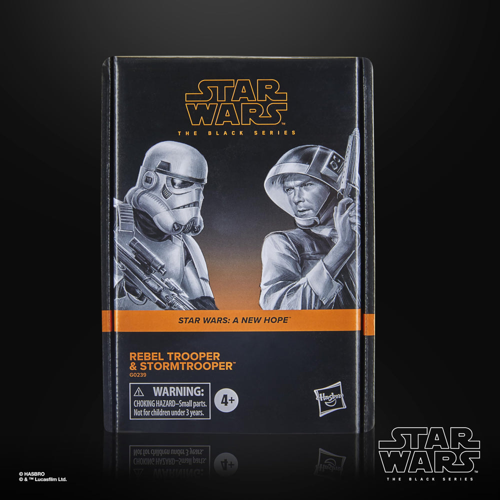 Star Wars Black Series Stormtrooper front view ideal for dynamic posing