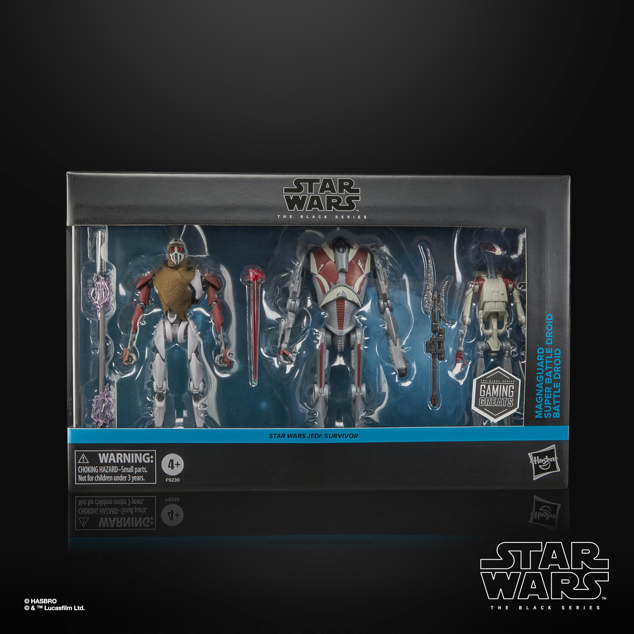 STAR WARS The Black Series Super Battle Droid front view ideal for shelf display