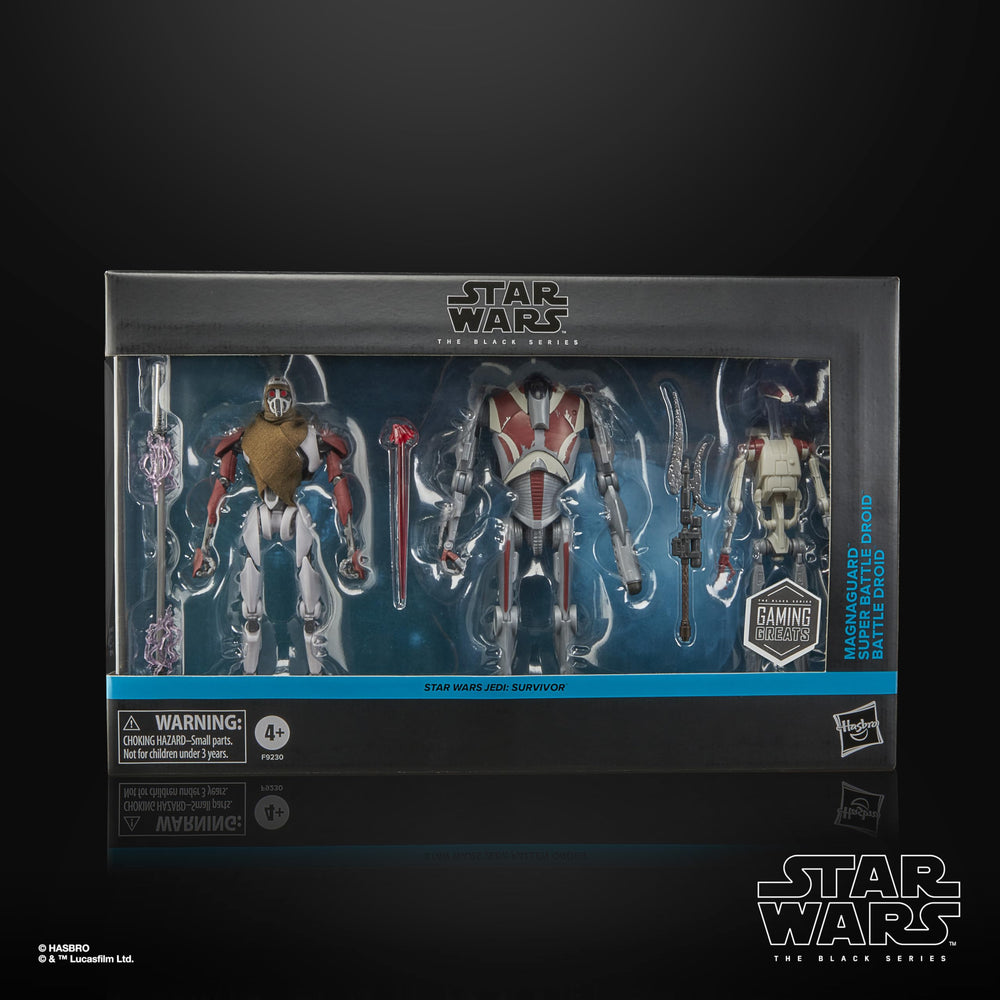 STAR WARS The Black Series Super Battle Droid front view ideal for shelf display
