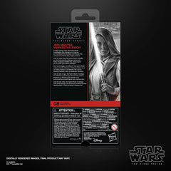 STAR WARS The Black Series Vernestra Rwoh packaging design enhances shelf appeal.