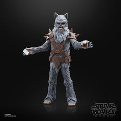 STAR WARS Black Series Wookiee Halloween Edition closeup shows textured fur and screen-like sculpting.