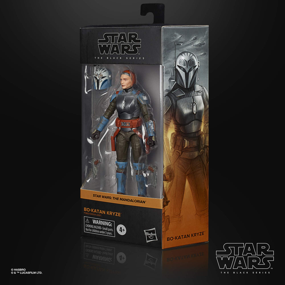 STAR WARS Bo-Katan Kryze armor detail highlights authentic Mandalorian design.