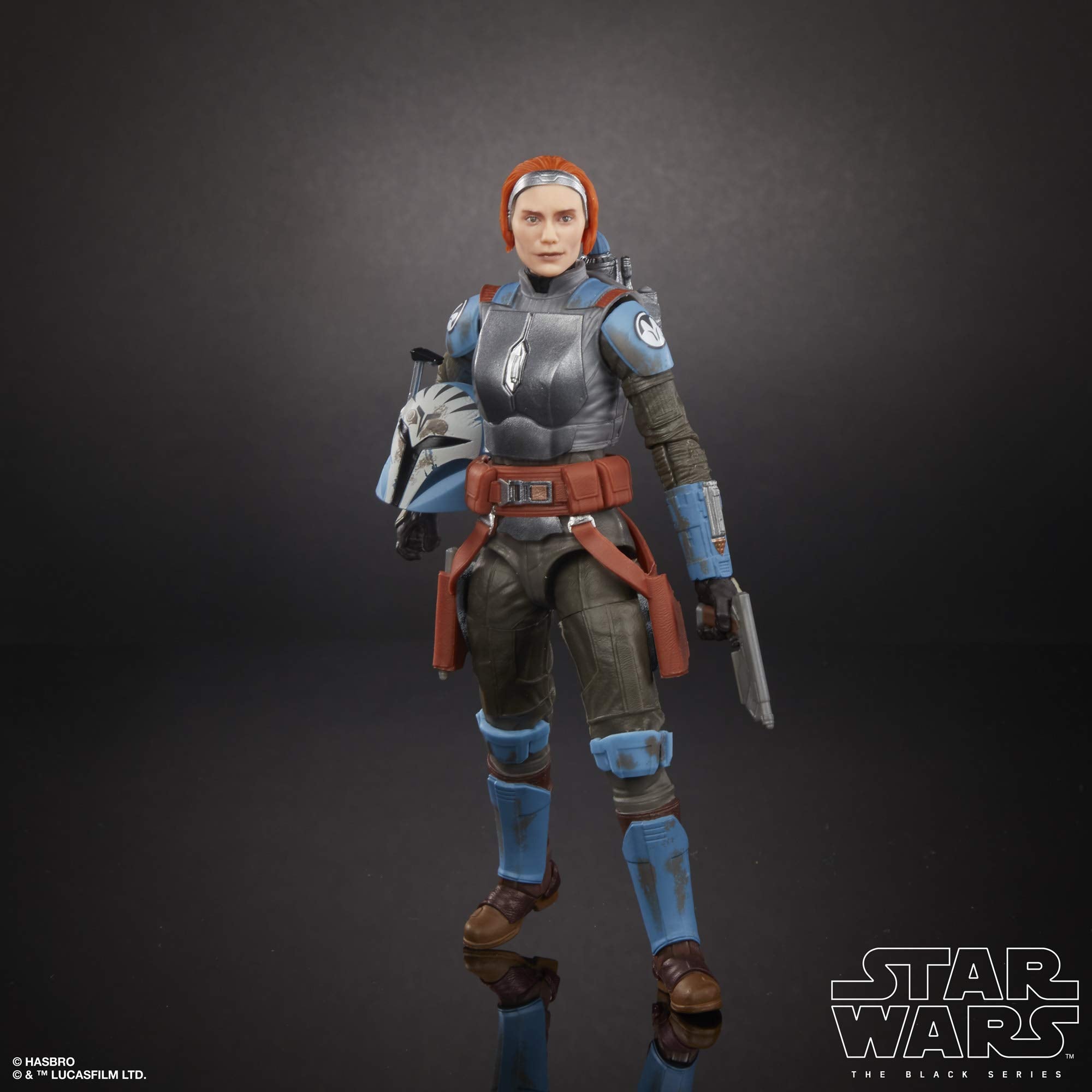 STAR WARS Bo-Katan Kryze figure complements a larger Mandalorian collection.