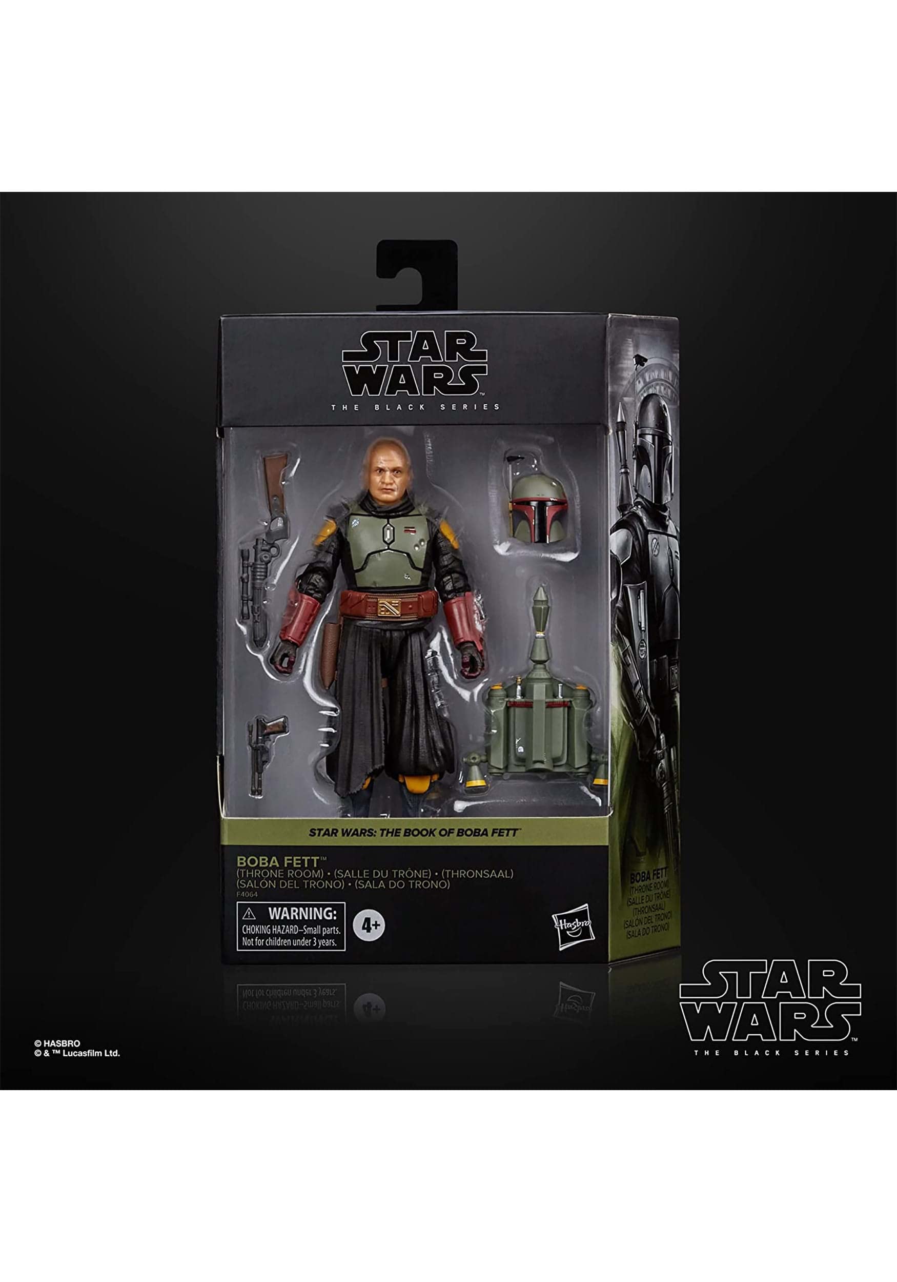 STAR WARS Boba Fett poseable figure ideal for action dioramas.