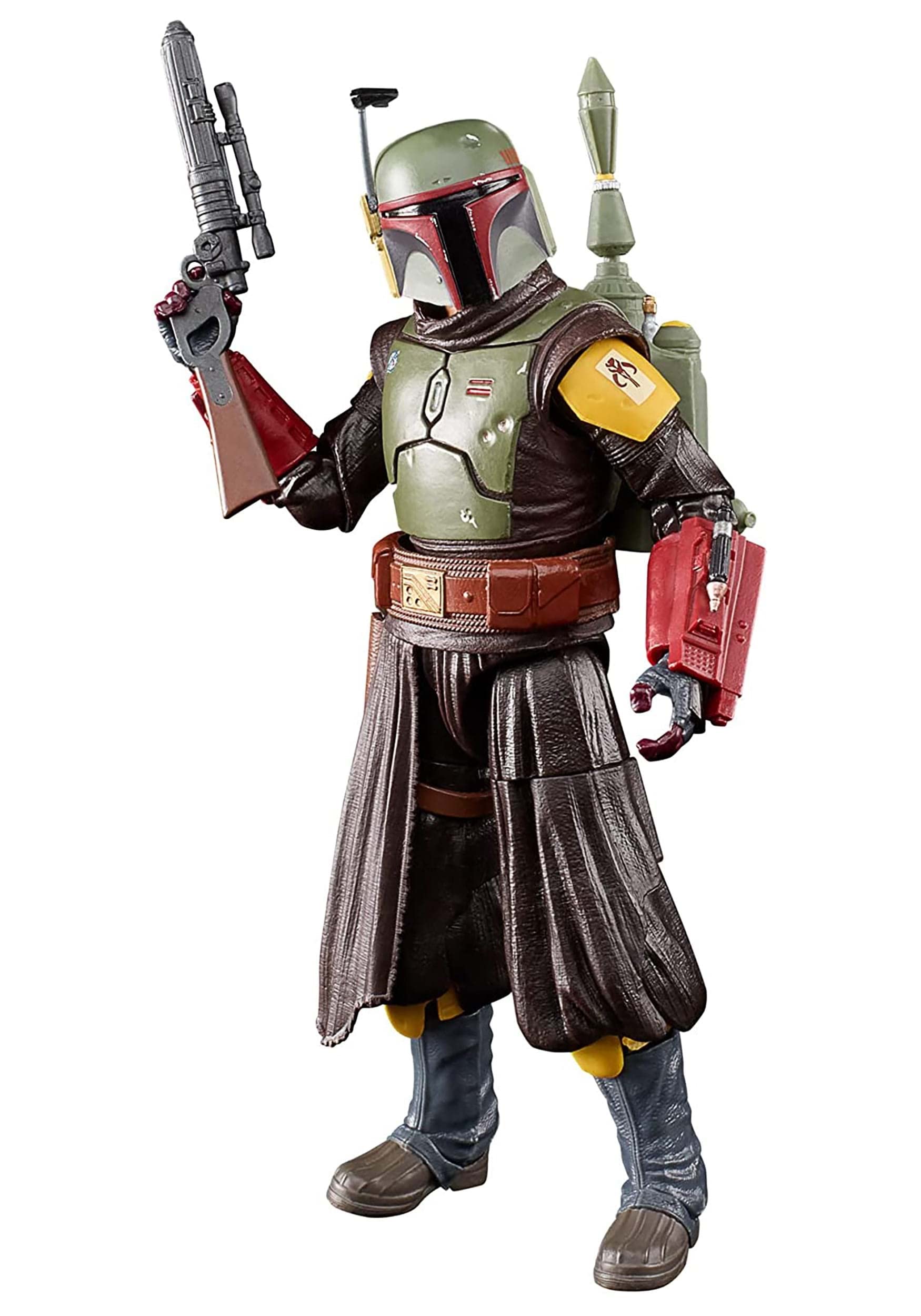 STAR WARS Black Series figure showcases signature armor details.