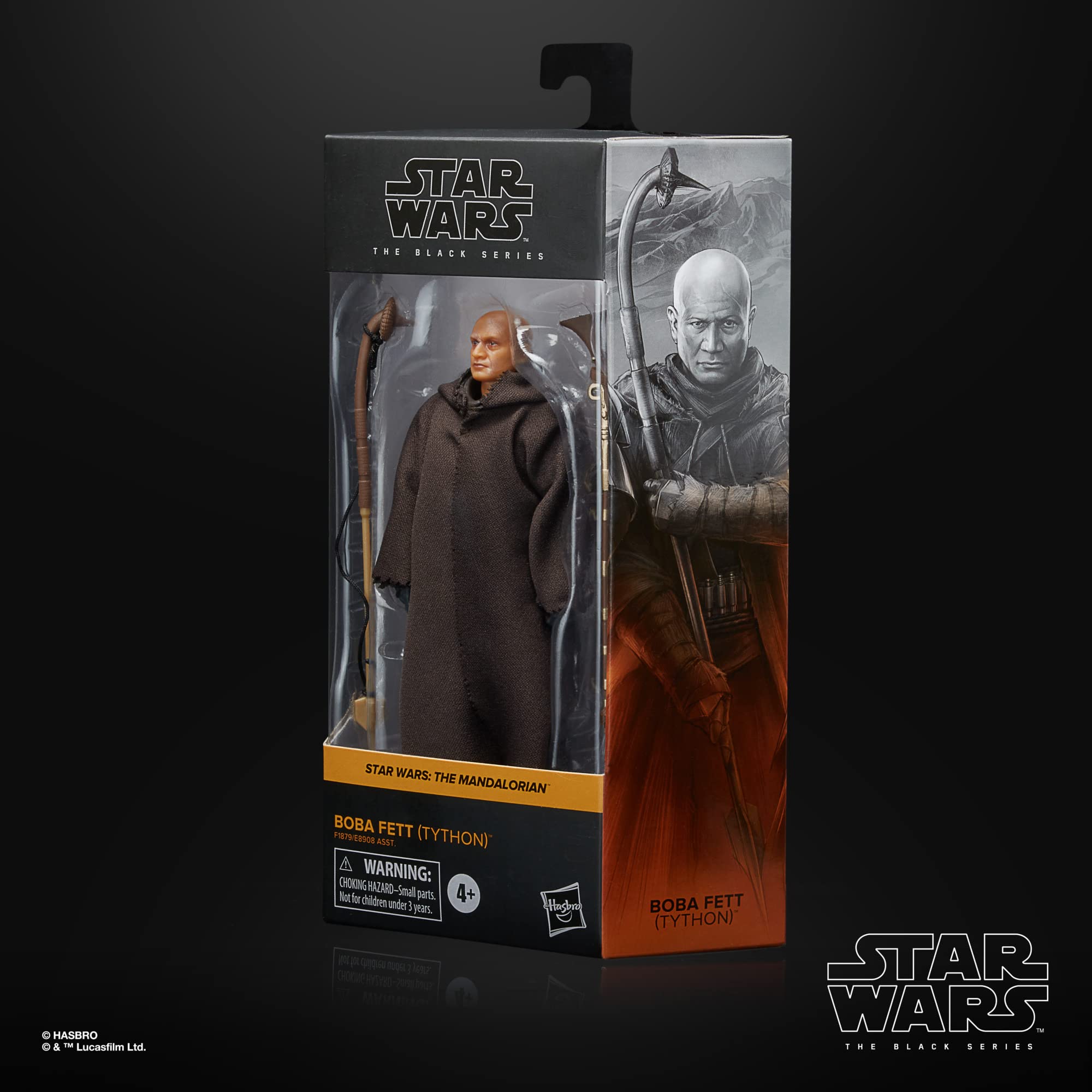 STAR WARS Boba Fett (Tython) figure in various action poses for display