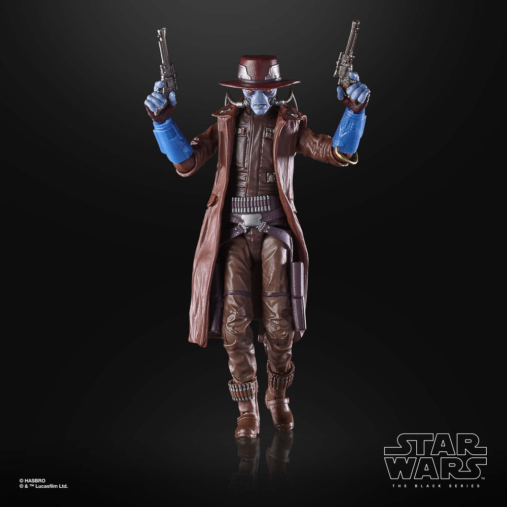 STAR WARS Cad Bane 6-inch poseable figure for display shelves.