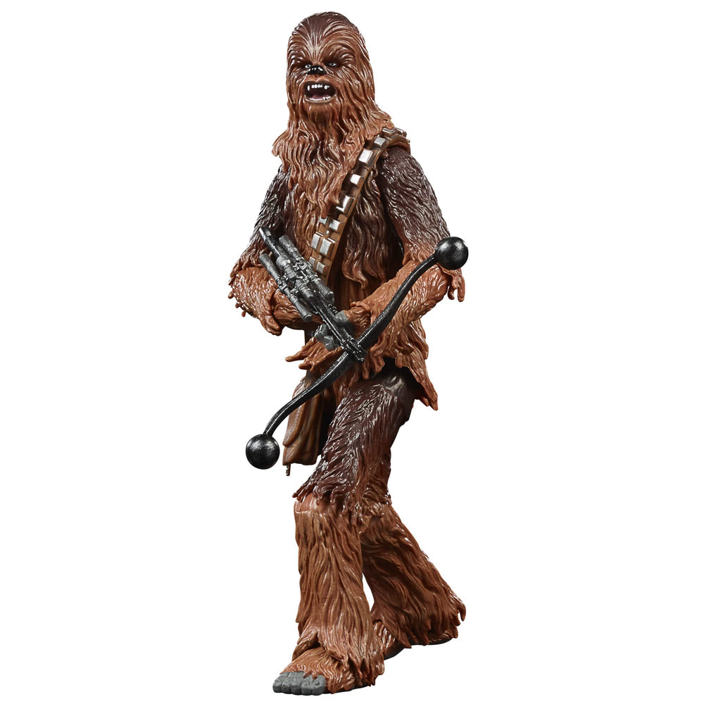 STAR WARS Chewbacca poseable head and limbs enable varied display poses.