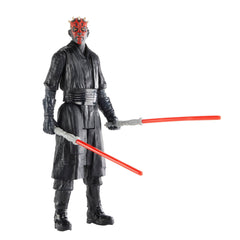 STAR WARS Darth Maul 12-inch figure with dynamic poseability for storytelling.