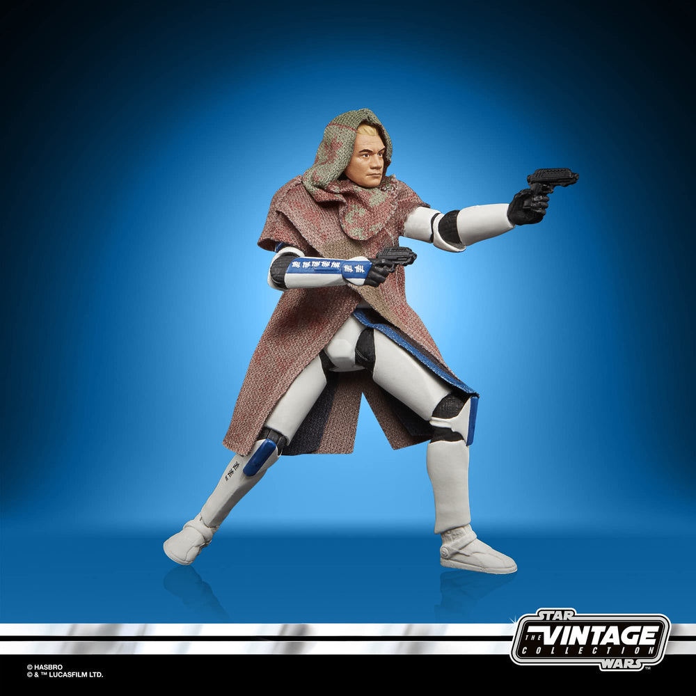 STAR WARS Clone Captain Grey figure highlights authentic character details