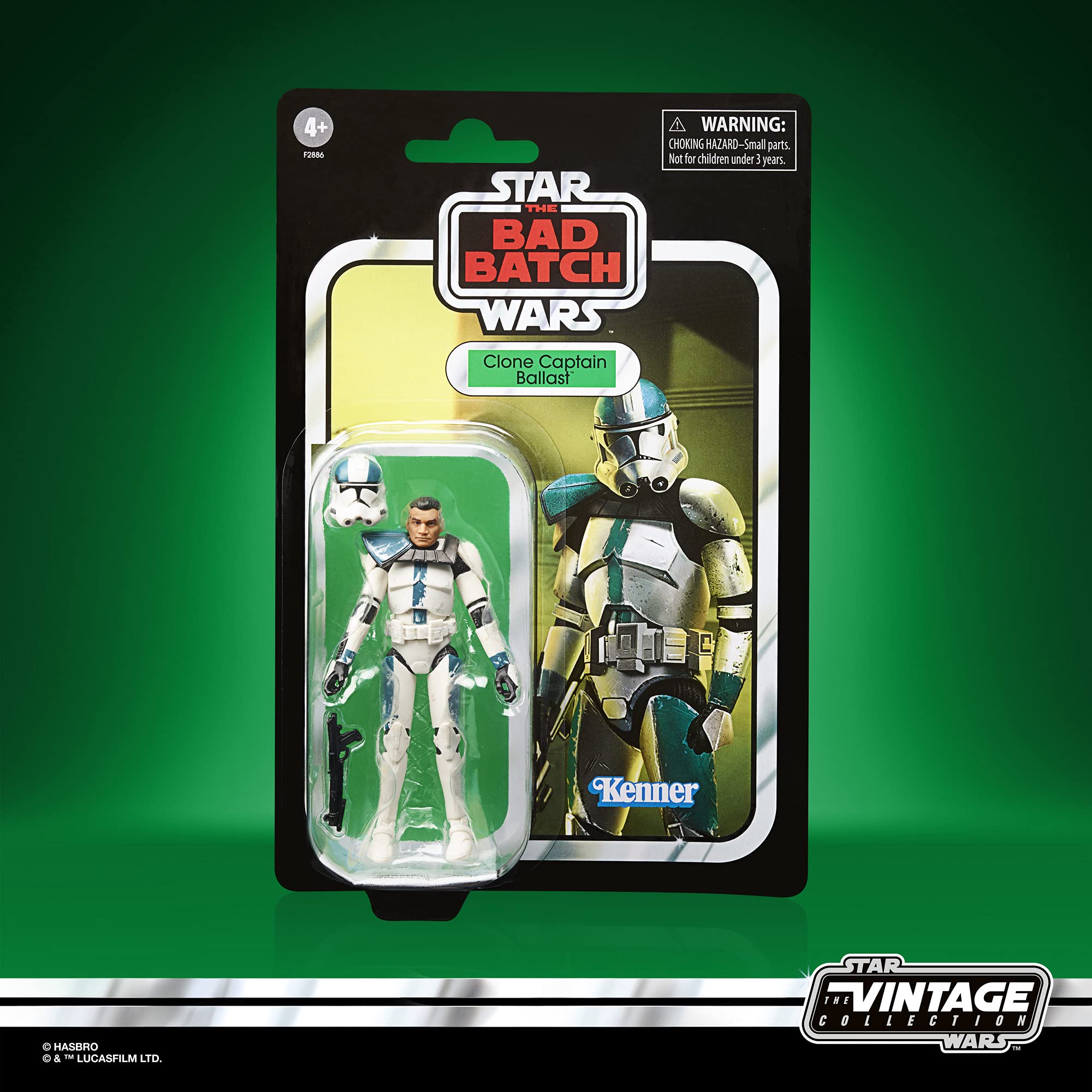 STAR WARS Clone Captain Rex Bracca figure ready for display