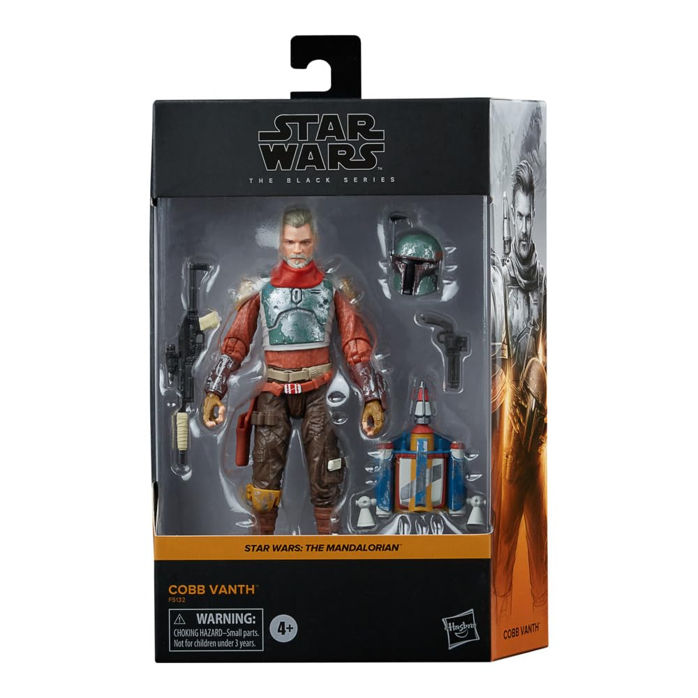 STAR WARS Cobb Vanth premium deco enhances display presence on shelves.