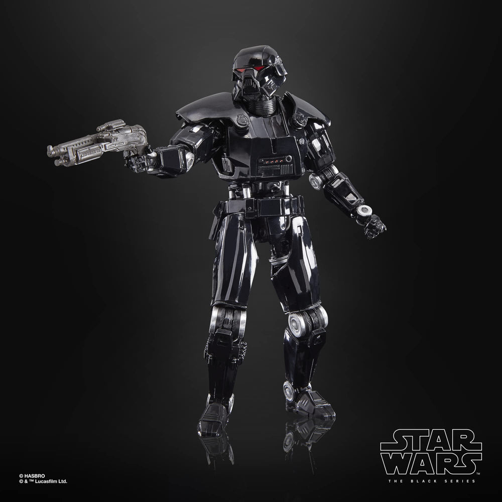 STAR WARS Dark Trooper articulated joints enable dramatic display poses.