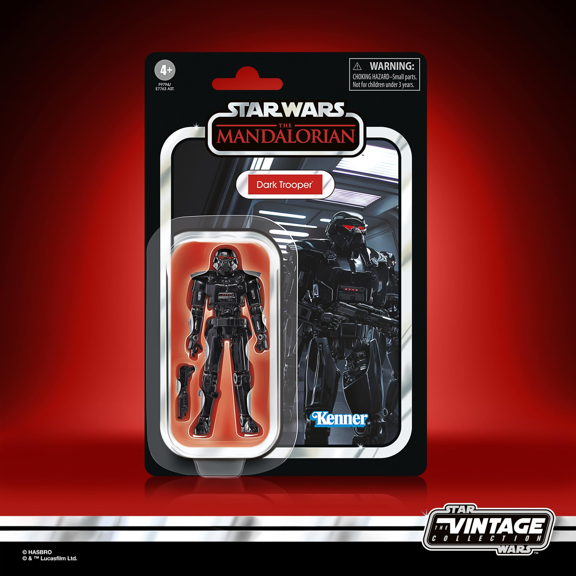 STAR WARS Dark Trooper figure articulation points for dynamic posing