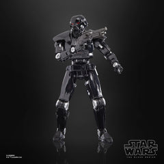 STAR WARS Dark Trooper head shoulders pose for expressive dioramas.