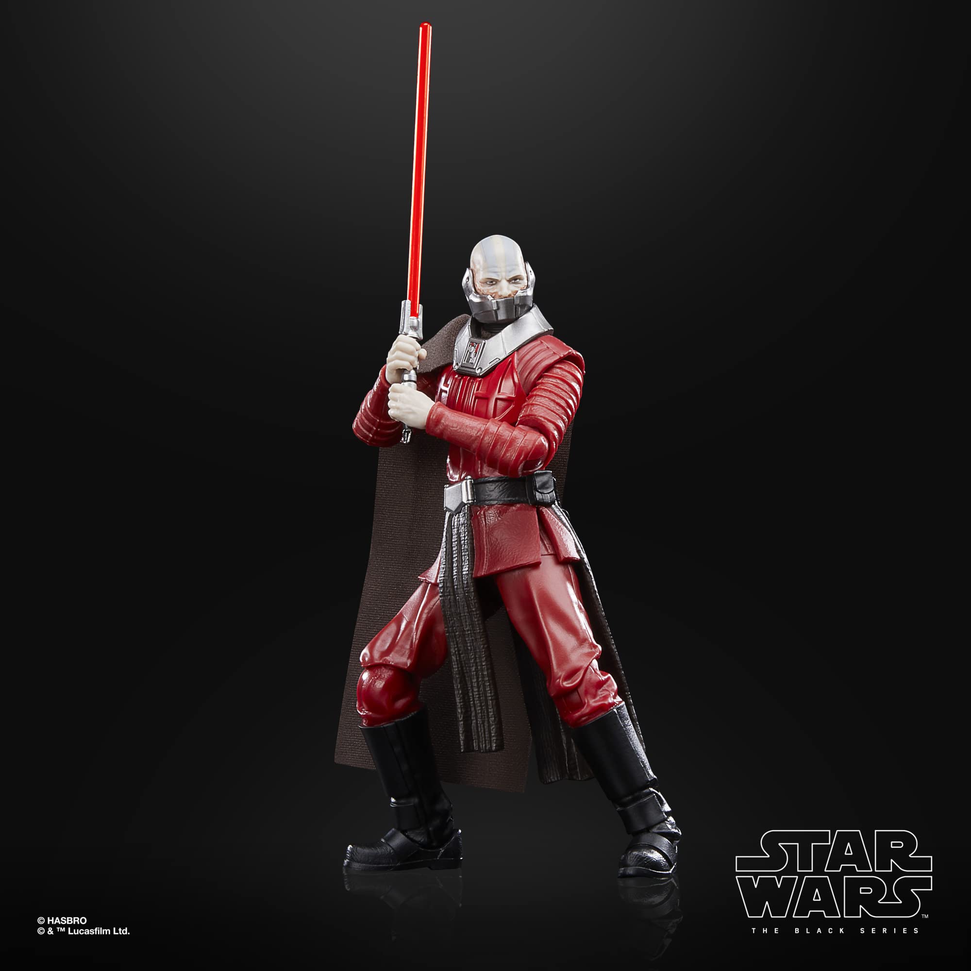 STAR WARS Darth Malak articulation joints enable varied battle poses.