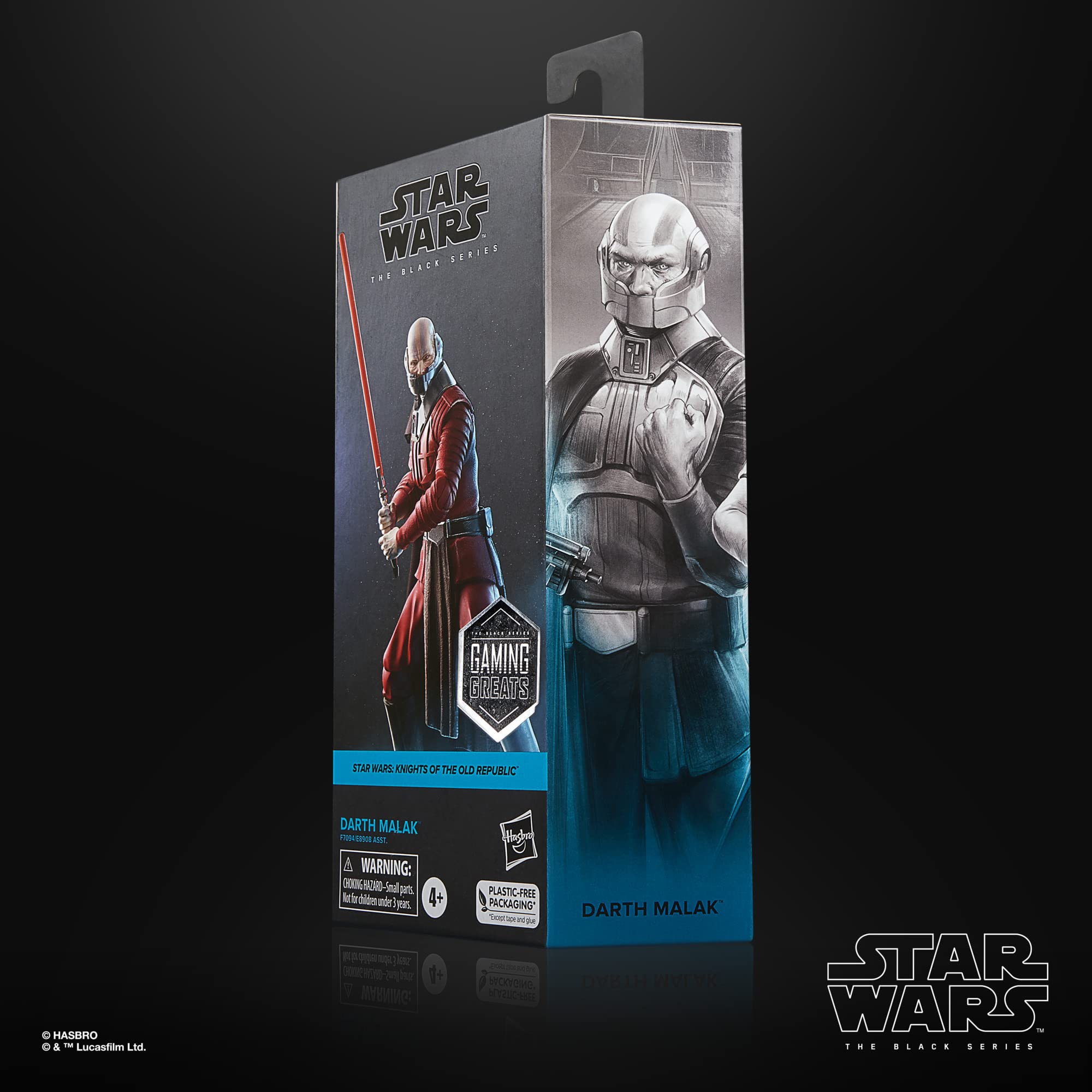 STAR WARS Darth Malak figure in posable stance for dynamic dioramas.