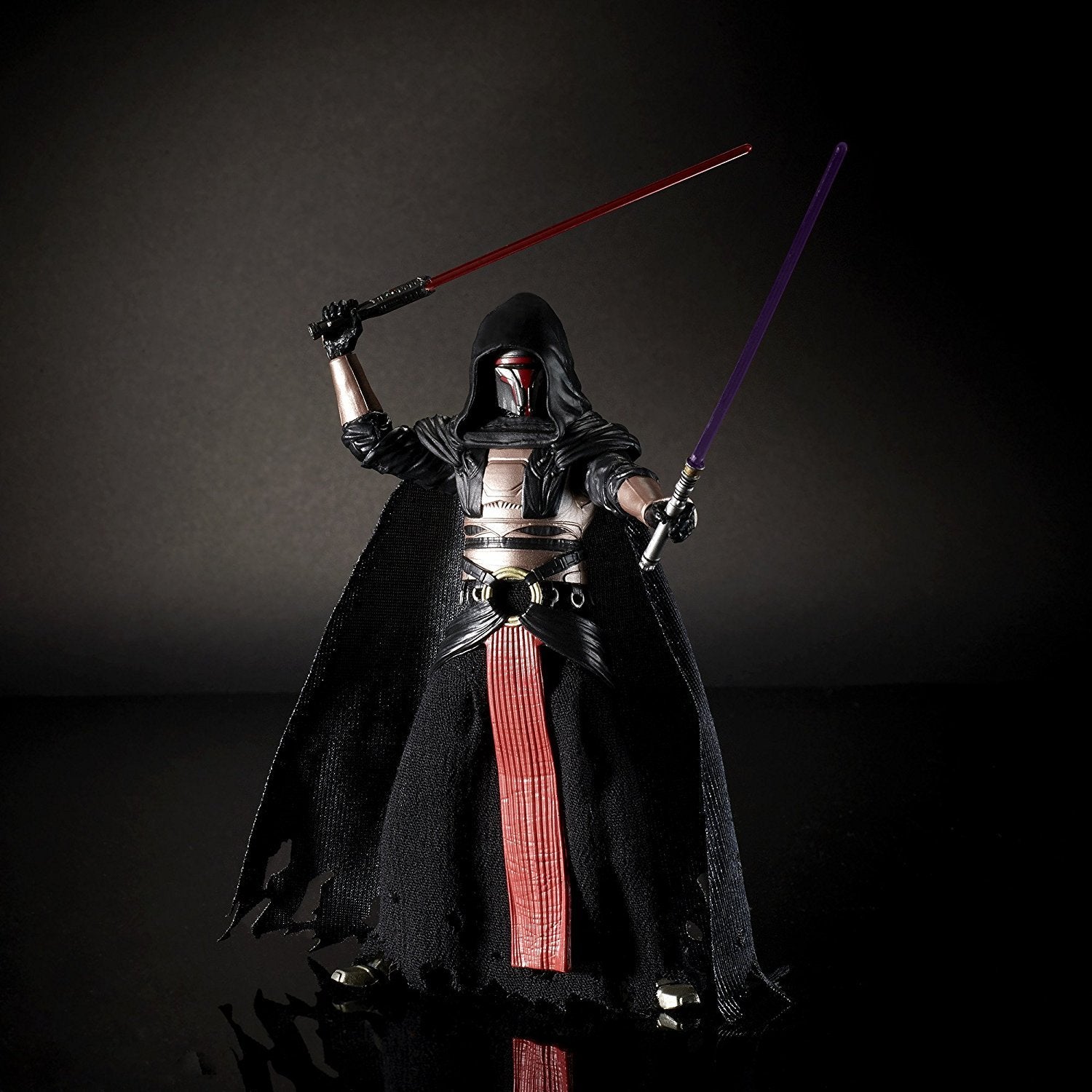 Star Wars Darth Revan on display shelf for collection centerpiece