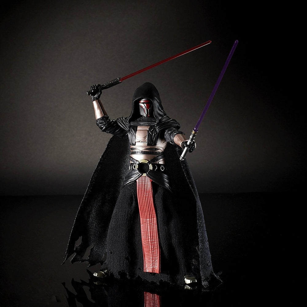 Star Wars Darth Revan on display shelf for collection centerpiece