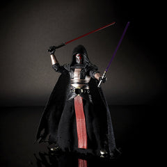 Star Wars Darth Revan on display shelf for collection centerpiece