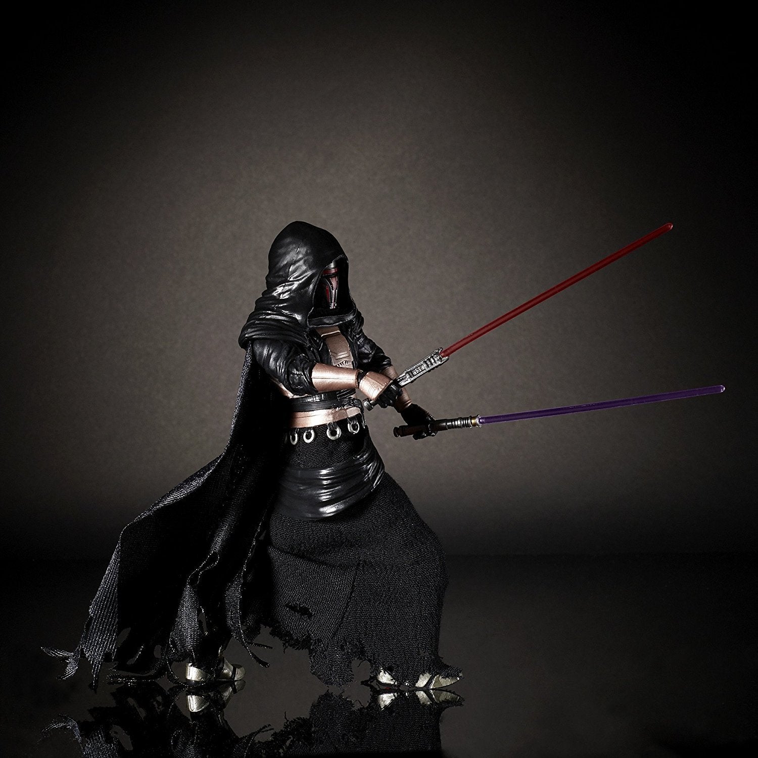 Star Wars Darth Revan figure in dynamic pose for posing