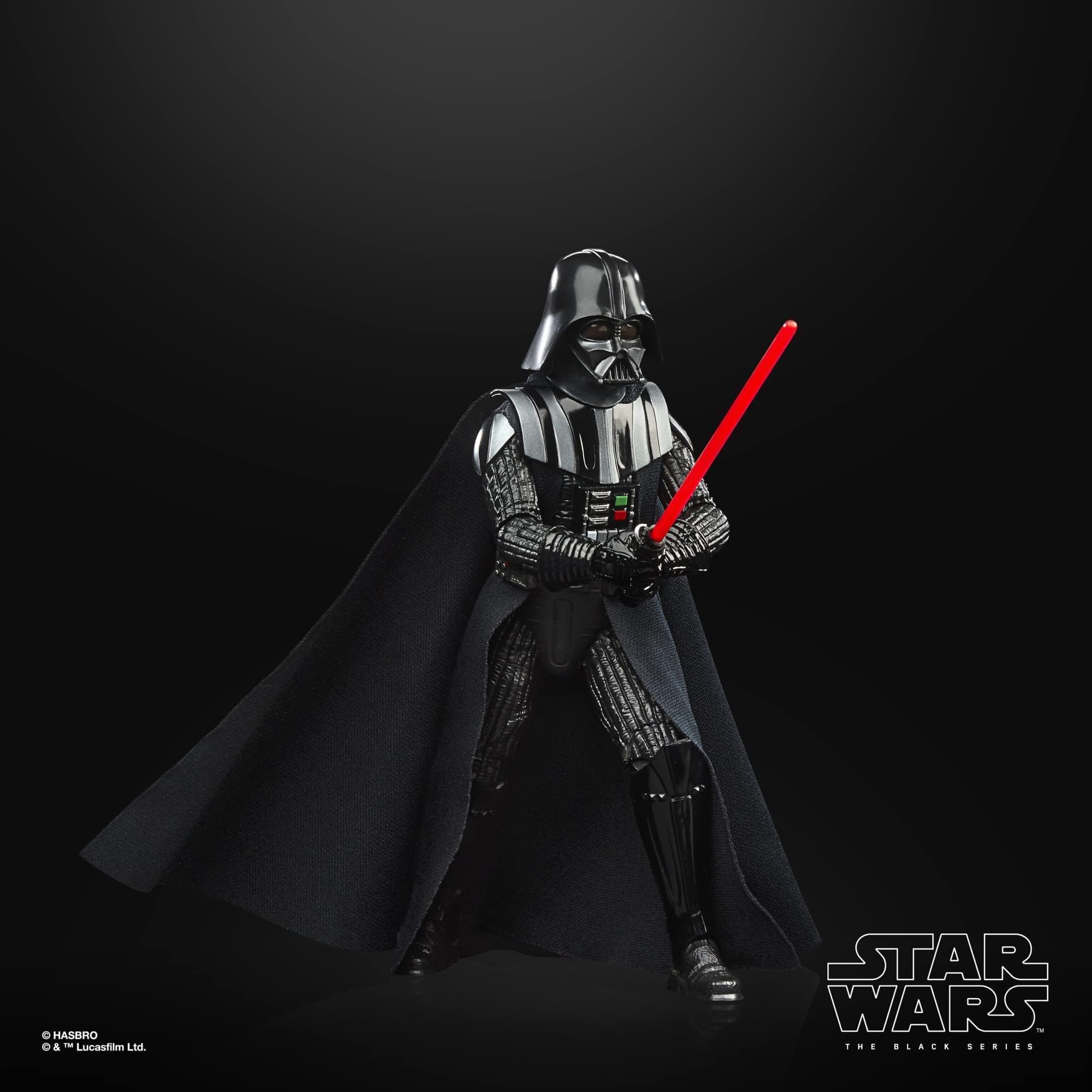 STAR WARS Darth Vader 6-inch figure articulation highlights poseability for action-packed scenes.