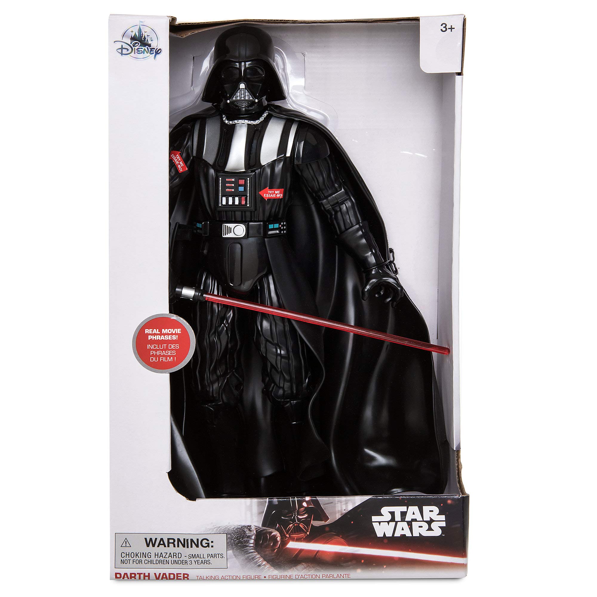 Star Wars Darth Vader helmet and cape detail ideal for shelf display.