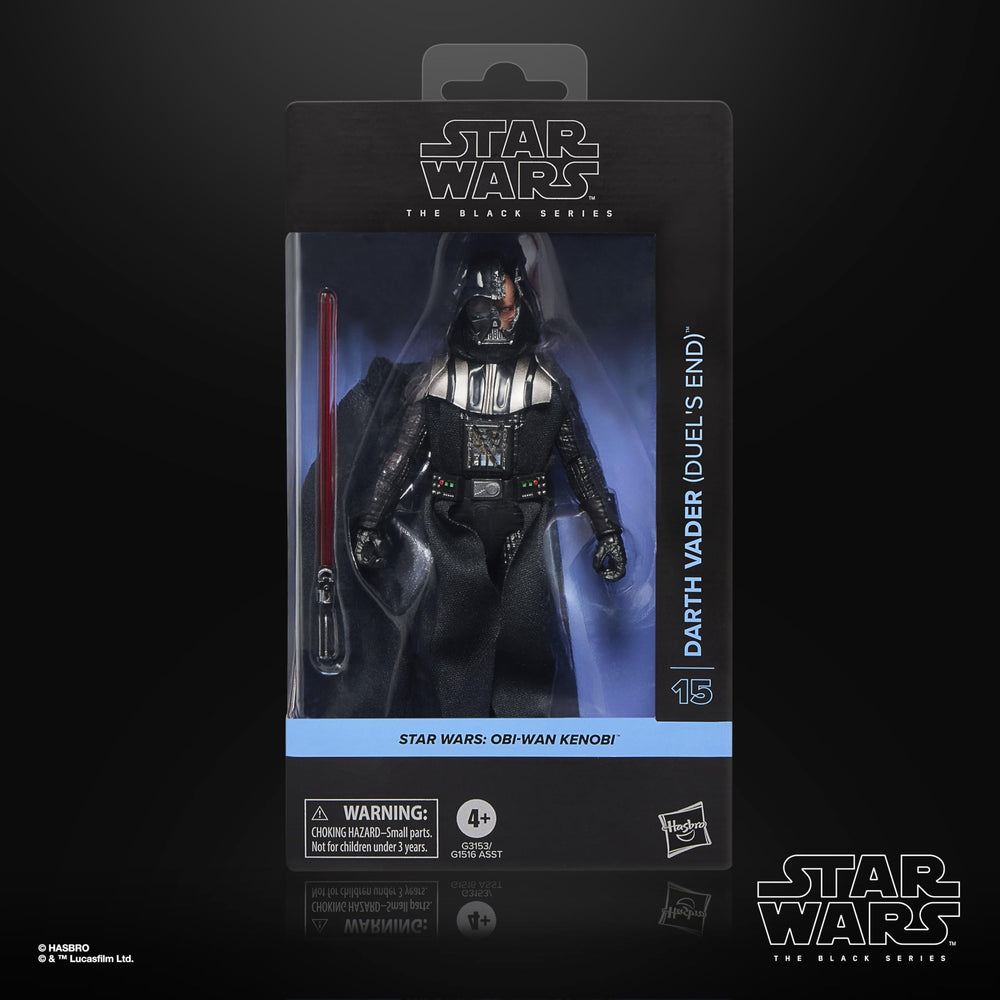 STAR WARS Darth Vader with red lightsaber for dynamic posing on shelves.